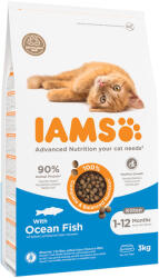 Iams IAMS 10% reducere! 3 kg hrană uscată pisici - Vitality Kitten Pește marin (3 kg)