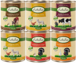 Lukullus Lukullus Preț special! Adult hrană uscată sau umedă câini - 6 x 800 g (5 sortimente; umedă)