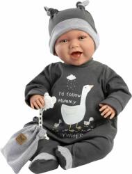 Llorens 74107 NEW BORN - păpușă realistă cu sunete și corp din material moale - 42 (MA4-74107) Papusa