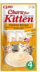  churu Cat Kitten csirke recept 4x14g