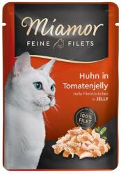 Miamor Feline Filets Csirke paradicsommal zselében 24x100 g