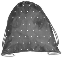 PASO BeUniq Szivecskés tornazsák - szürke (BU24HT-714) (BU24HT-714)