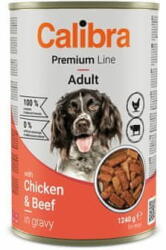 Calibra Dog Premium Cons. csirkével és marhahússal 1240g