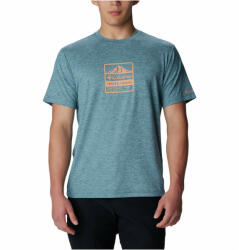 Columbia Kwick Hike Graphic SS Tee Mărime: M / Culoare: albastru