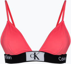 Calvin Klein Bikini felső Calvin Klein Fixed Triangle-RP calypso coral