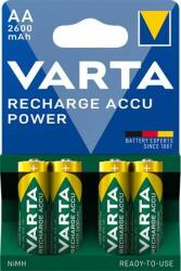 VARTA Tölthető elem, AA ceruza, 4x2600 mAh, előtöltött, VARTA "Power (VAKU12) - jatekotthon
