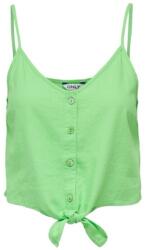 ONLY Topuri și Bluze Femei Top Caro Strap Linen - Summer Green Only verde EU S