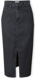 Only Fuste Femei Noos Bianca Midi Skirt - Washed Black Only Negru EU L