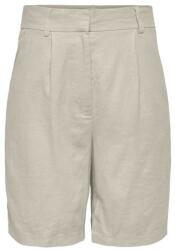 Only Pantaloni scurti și Bermuda Femei Caro HW Long Shorts - Silver Lining Only Bej FR 36
