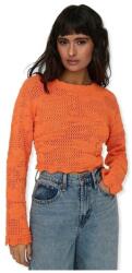 ONLY Pulovere Femei Cille Life Knit L/S - Tangerine Only portocaliu EU L