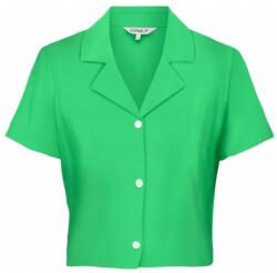 ONLY Topuri și Bluze Femei Shirt Caro Linen - Summer Green Only verde EU S