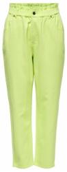 ONLY Pantaloni Femei Pants Ova Darsy - Sunny Lime Only verde EU XS