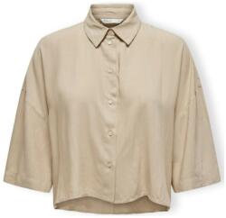 ONLY Topuri și Bluze Femei Noos Astrid Life Shirt 2/4 - Humus Only Bej EU XL