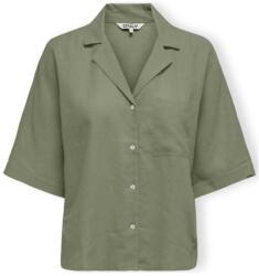 ONLY Topuri și Bluze Femei Noos Tokyo Life Shirt S/S - Oil Green Only verde EU M