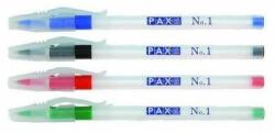 PAX Golyóstoll 0, 7mm, kupakos Pax No. 1, írásszín zöld (PAX4030033) - tonerpiac