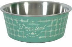 ZOLUX Rozsdamentes acél kutyatál FOOD DOG 1, 2 zöld