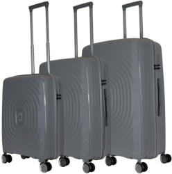 Benzi BZ5751 szürke 4 kerekű 3 részes bőrönd szett (BZ5751-szett-szurke)