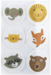 Kidscenter Company Srl Stickere aromatizate cu citronella model cu animale, 30 bucati, Los Mosquitos