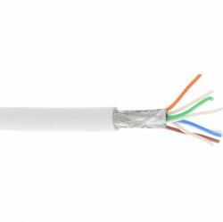 InLine Rola 100m cablu de retea RJ45 Cat. 6A S/FTP PiMF Alb, InLine IL76899W (IL76899W)