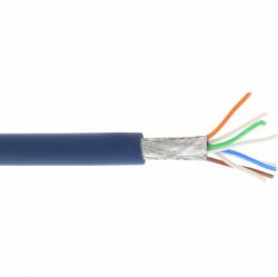 InLine Rola 100m cablu de retea RJ45 Cat. 6A S/FTP PiMF Blue, InLine IL76899B (IL76899B)