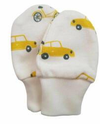  Újszülött karmolás elleni kesztyű - Autó Sárga