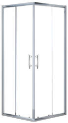 Viva Aqua Max Zuhanykabin SZÖGLETES - 6 mm víztiszta vízlepergető üveg - 80 x 80 x 190 cm (6ZKSZ_80)
