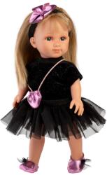 Llorens Llorens: Elena 35cm-es baba fekete ruhában (53553L) - jatekshop