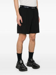 Calvin Klein Pantaloni scurti barbati cu logo cauciucat si bata elastica, Negru (FI-00GMS4S835_NEBAE_2XL)