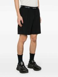 Calvin Klein Pantaloni scurti barbati cu logo cauciucat si bata elastica, Negru (FI-00GMS4S835_NEBAE_S)