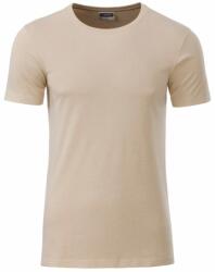 Daiber Tricou clasic pentru bărbați din bumbac organic 8008 - Stone | S (8008-1755295)