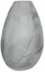 HOME DECO üvegváza - világosszürke 21, 5 cm (IMO-ZT-HD9008)