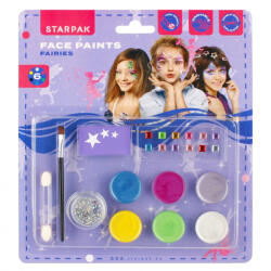 STARPAK Arcfesték szett 6 szín + csillám Starpak