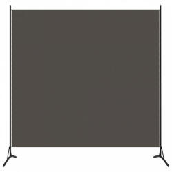 vidaXL Antracitszürke 1 paneles szövet paraván 175 x 180 cm (320737) - sabrukkertje