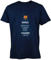 Barcelona póló felnőtt LOGOS s. kék M