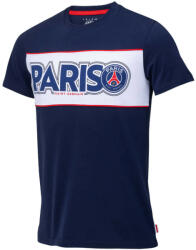  PSG póló felnőtt PARIS kék fehér csík L