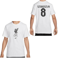 Liverpool póló gyerek Liverpool FC Nike Szoboszlai 8 fehér S/128-137