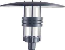 Norlys Visby grafit-átlátszó LED lámpafej kandeláberhez (NO-577GR) LED 1 izzós IP65 (NO-577GR)