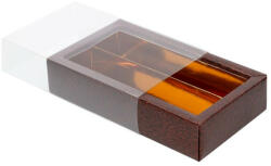 Cake-Masters bonbon doboz, barna, 145x75 mm