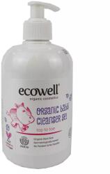  ECOWELL ORGANIC BABY CLEANSER GEL (500 ml) - organikus fürdető gél babáknak - Tetőtől-talpig
