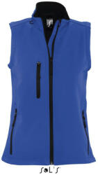 SOL'S Női RALLYE 3 rétegű vastag softshell mellény, SOL'S SO46801, Royal Blue-XL (so46801ro-xl)