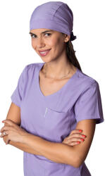 MALFINI Boneta stretch lila, marime universala, cu prindere tip snur la spate