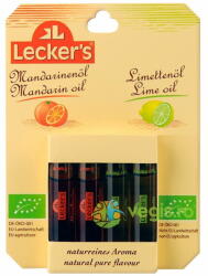 Lecker's Ulei de Mandarine Ecologic/Bio 2x2ml + Ulei de Limeta Ecologic/Bio 2x2ml