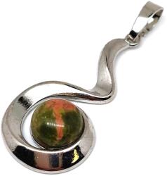 R. M. ékszer Spirál medál fém Unakit 2x3, 5cm (021156)