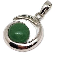 R. M. ékszer Spirál medál fém Aventurin 2cm (020930)