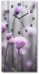  Wallmuralia. hu Téglalap alakú üvegóra Virágok metélőhagyma fekete 30x60 cm