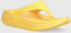 Hoka One One flip-flop Ora Recovery Flip narancssárga, női, platformos - sárga Női 40