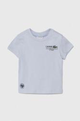 Lacoste gyerek pamut póló nyomott mintás - kék 128 - answear - 17 990 Ft