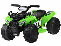 Jokomisiada ATV electric pentru copii, baterii 12V/ 4, 5 Ah, Verde (PA0256 ZI)