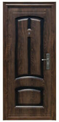 NOVO DOORS Usa metalica de exterior cu izolatie si vizor Novo Doors ND6001 , deschidere stanga dreapta, 1 yala, dimensiuni multiple, tabla 0.5 mm, balamale si clanta incluse, toc de 7 centimetri, pentru case (ND