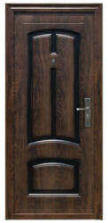 NOVO DOORS Usa metalica de exterior cu izolatie si vizor Novo Doors ND6001 , deschidere stanga dreapta, 1 yala, dimensiuni multiple, tabla 0.7 mm, balamale si clanta incluse, toc de 7 centimetri, pentru case (ND